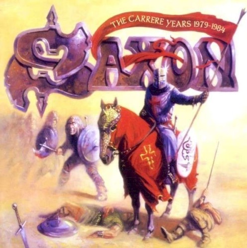 The Carrere Years (1979–1984) by Saxon album cover art