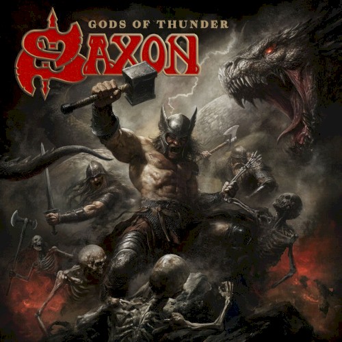 Pochette de Gods of Thunder par Saxon (single)