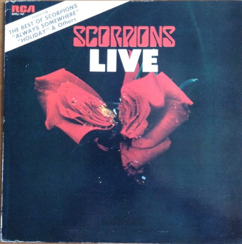 Live by Scorpions album cover art