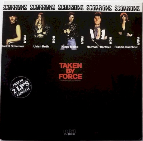 Taken by Force / Virgin Killer by Scorpions album cover art