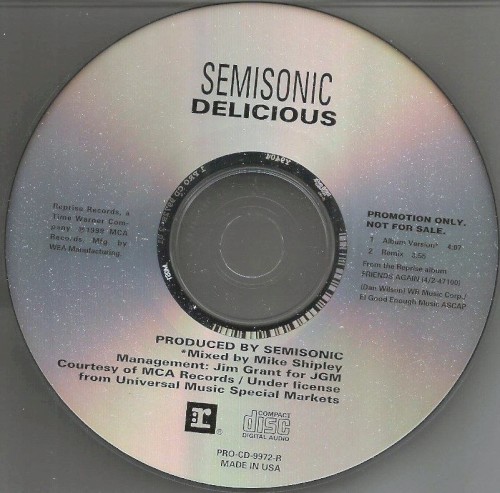 Delicious by Semisonic single cover art