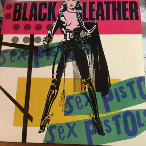 Black Leather by Sex Pistols single cover art