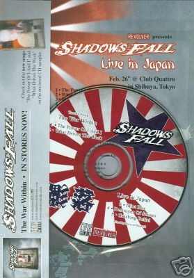Live in Japan by Shadows Fall EP cover art