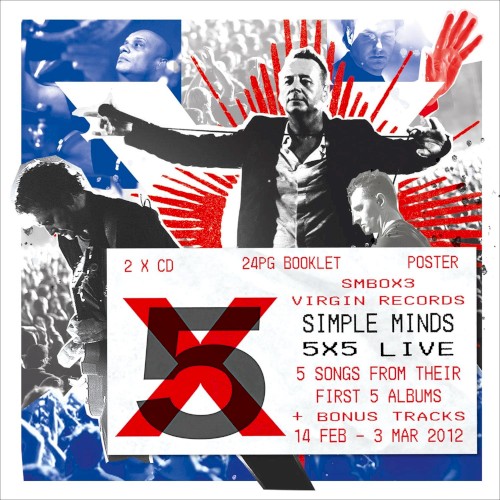 Pochette de 5X5 Live par Simple Minds (album)