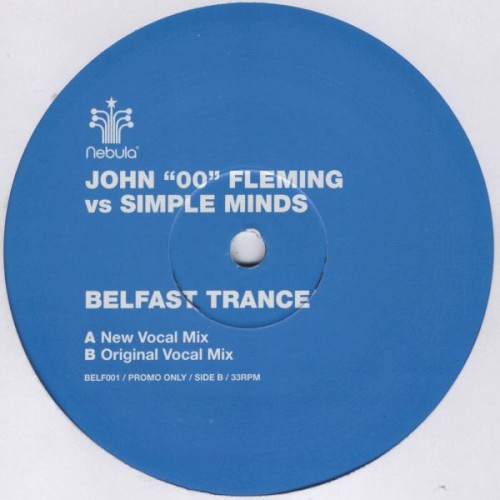 Belfast Trance by Simple Minds single cover art
