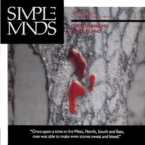 Ghostdancing by Simple Minds EP cover art
