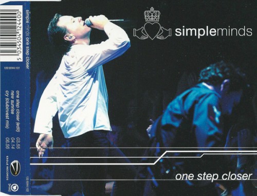 One Step Closer by Simple Minds single cover art