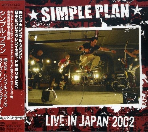 Live in Japan 2002 by Simple Plan album cover art