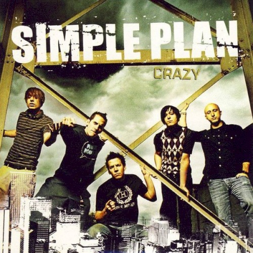 Crazy by Simple Plan single cover art