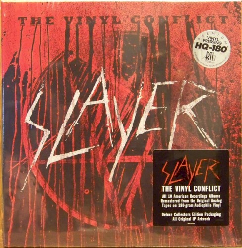 Portada del álbum The Vinyl Conflict de Slayer