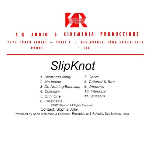 Slipknot 的 SR Audio Demo 專輯 封面