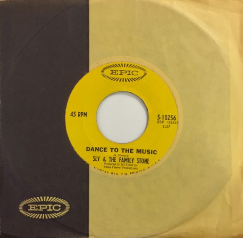 Cover-Artwork für die Single Dance to the Music von Sly and the Family Stone