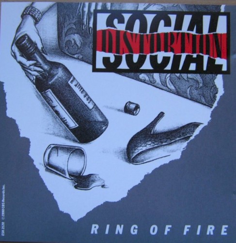 Pochette de Ring of Fire par Social Distortion (single)