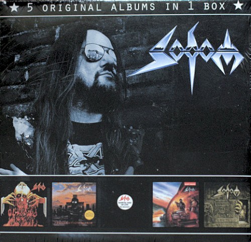 5 Original Albums in 1 Box by Sodom album cover art