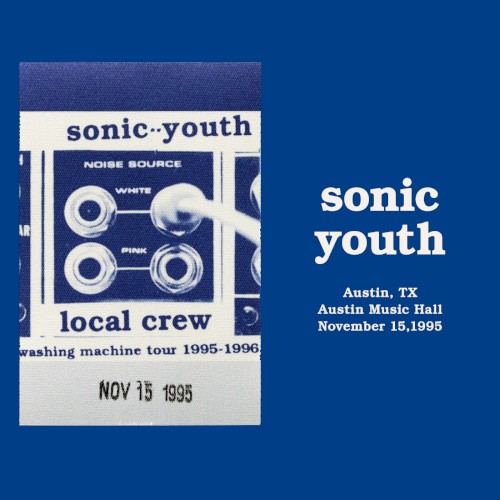 Live in Austin 1995 by Sonic Youth album cover art