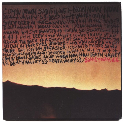 Cover-Artwork für die Single Death Valley ’69 von Sonic Youth
