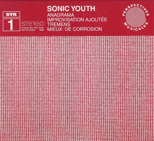 Cover-Artwork für die EP SYR 1: Anagrama von Sonic Youth