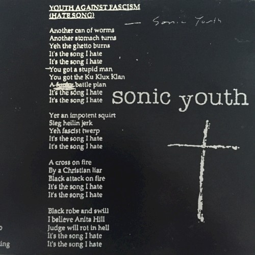 Sonic Youth 的 Youth Against Fascism 单曲封面