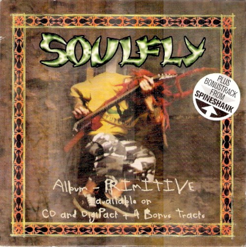 New Disease / Back to the Primitive by Soulfly single cover art