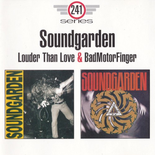 Soundgarden 的 Louder Than Love & BadMotorFinger 专辑封面