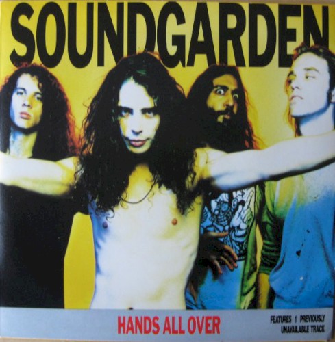 Hands All Over by Soundgarden single cover art
