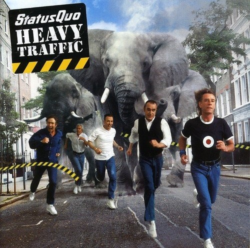 Portada del álbum Heavy Traffic de Status Quo