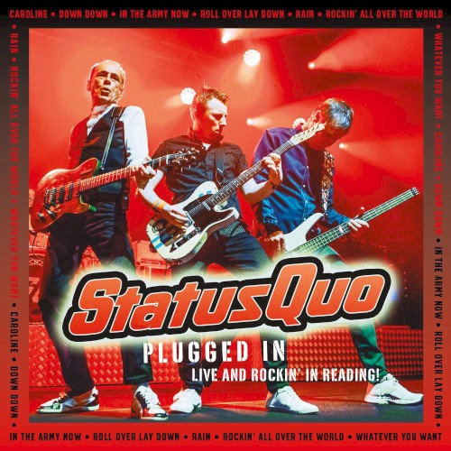 Status Quo 的 Plugged in Live and Rockin' in Reading 專輯 封面