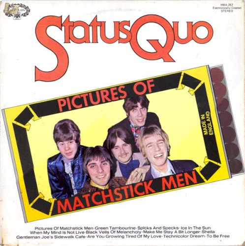 Pictures of Matchstick Men by Status Quo album cover art