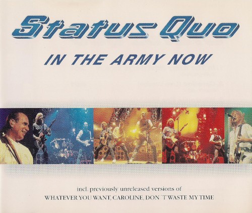 Portada del sencillo In the Army Now '98 de Status Quo