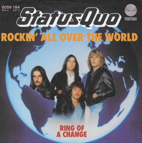 Cover-Artwork für die Single Rockin' All Over the World von Status Quo
