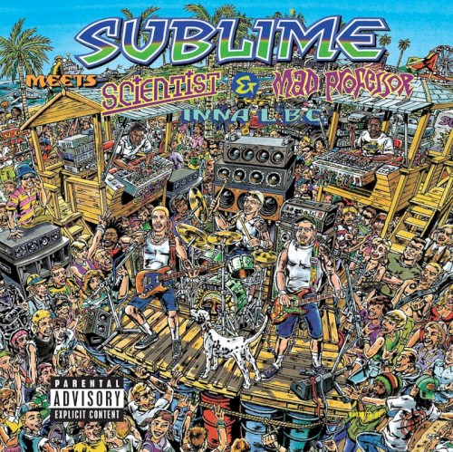Meets Scientist & Mad Professor by Sublime album cover art