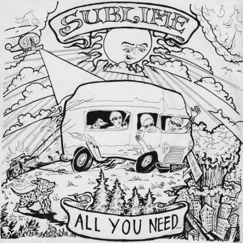 All You Need / Get on the Bus by Sublime single cover art
