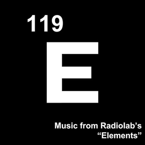 Pochette de Music from Radiolab's "Elements" par Sylvan Esso (single)
