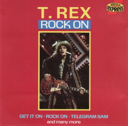 Portada del álbum Rock On de T. Rex