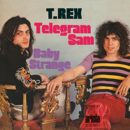 Telegram Sam / Cadilac / Baby Strange by T. Rex single cover art