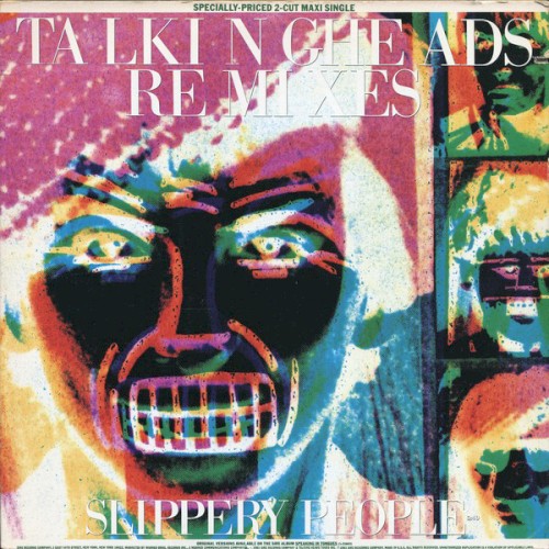 Slippery People by Talking Heads single cover art
