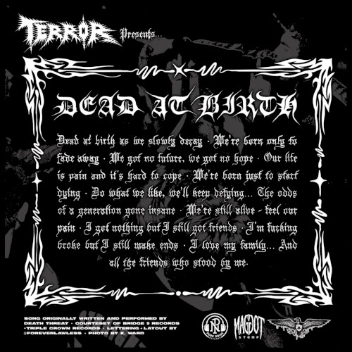 Dead at Birth by Terror single cover art