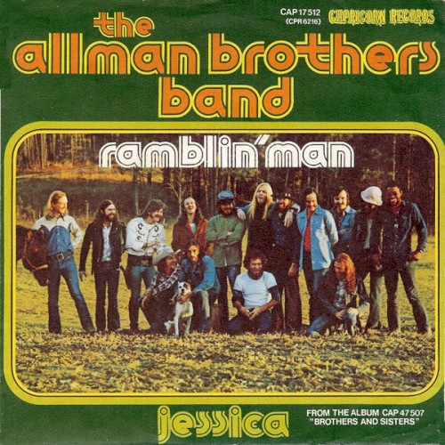 Cover-Artwork für die Single Ramblin’ Man / Jessica von The Allman Brothers Band