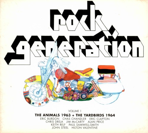 The Animals 的 Rock Generation, Volume 1 – The Animals 1963 + The Yardbirds 1964 專輯 封面
