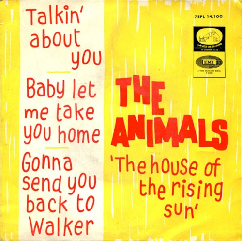 Cover-Artwork für die EP The House of the Rising Sun von The Animals