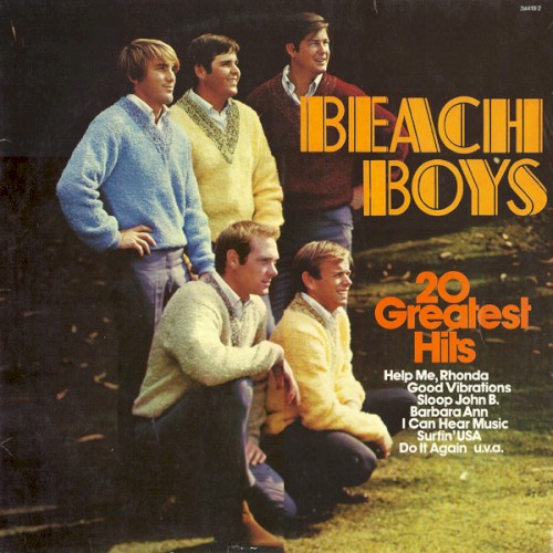 20 Greatest Hits by The Beach Boys album cover art