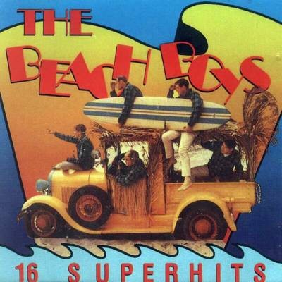 Portada del álbum 16 Superhits de The Beach Boys
