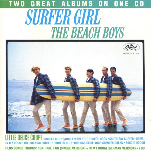 Cover-Artwork für das Album Surfer Girl / Shut Down, Volume 2 von The Beach Boys