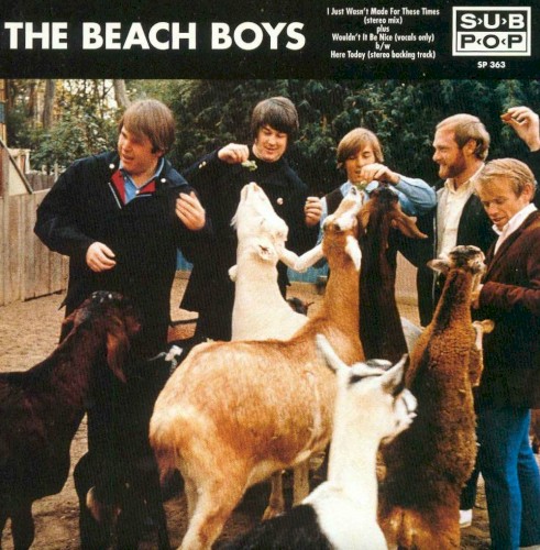 The Beach Boys 的 I Just Wasn't Made For These Times 單曲 封面
