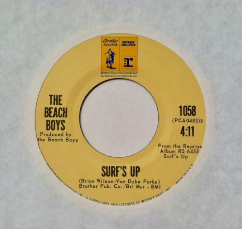 Portada del sencillo Surf's Up de The Beach Boys