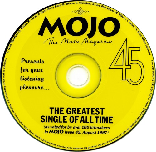 The Greatest Single of All Time by The Beach Boys single cover art