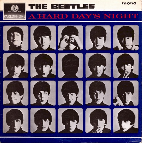 A Hard Day’s Night by The Beatles album cover art