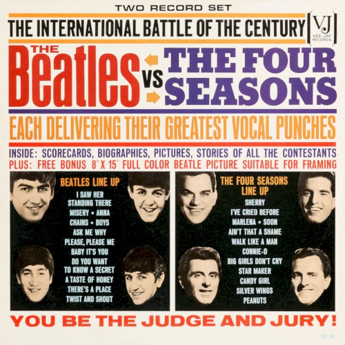 The Beatles vs. The Four Seasons by The Beatles album cover art