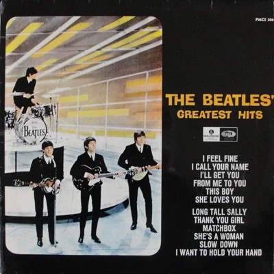 Greatest Hits by The Beatles album cover art