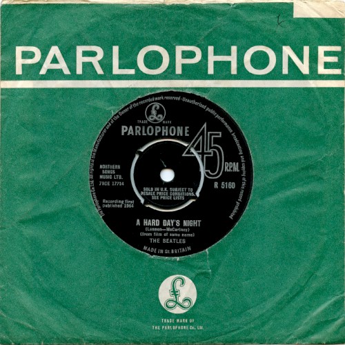 The Beatles 的 A Hard Day’s Night / Things We Said Today 单曲封面